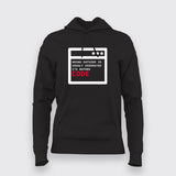 Going Outside is OVerated, I would rather Code Programming T-shirt for Women.