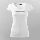 Google Antigravity T-shirt For Women