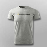 Weights & Biases T-Shirt for Men – Train Hard, Debug Harder