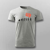 Stop Following Me T-shirt For Men – Funny Evolution Design