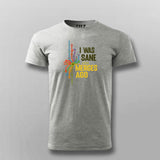 Funny Git Merge T-shirt | I Was Sane A Few Merges Ago