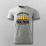 Funny Six Pack Beer T-Shirt for Men – Online India