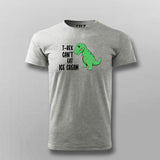 T-Rex Can't Eat Ice Cream | Funny T-shirt For Men
