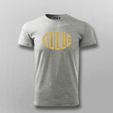 Coolie Men’s T-Shirt – Bold Front Gold Emblem Design