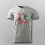 The Cat Who Stole Christmas T-shirt For Men