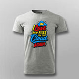 Lost in the Cloud T-Shirt For Men – Digital Disaster Edition