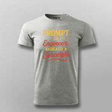 Prompt Engineer T-Shirt for Men – AI Wizard Mode Activated