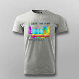 I Wear This Shirt Periodically T-Shirt For Men - Funny Science Tee