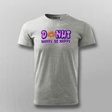 Donut Worry Be Happy T-Shirt for Men