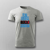 Eat Sleep Build Repeat T-Shirt for Men
