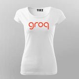 Groq AI T-shirt For Women – Ultra Fast Code Vibes