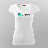 Groww Financial Service T-shirt for Women