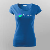 Groww Financial Service T-shirt for Women