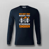 Gym Motivational Weightlifting T-shirt For Men