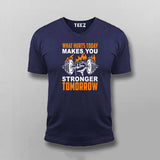 Gym Motivational Weightlifting T-shirt For Men