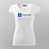 Haystack AI Search Developer T-shirt For Women