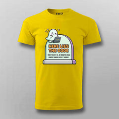 Here Lies The Code T-shirt For Men