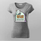 Here Lies The Code T-shirt For Women