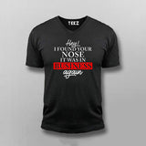 Hey! Found Your Nose Tee - Bold and Fun Wear by Teez