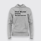 Hindi Movies Definition Hoodies For Women