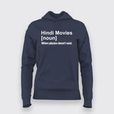 Hindi Movies Definition Women Hoodie - Film Lover Wear by Teez