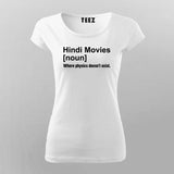 Hindi Movies Definition Women Tee - Film Lover Wear by Teez