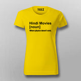 Hindi Movies Definition Women Tee - Film Lover Wear by Teez