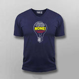 How Many Programmers Light Bulb T-shirt For Men