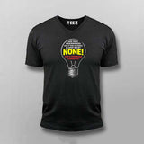 How Many Programmers Light Bulb T-shirt For Men