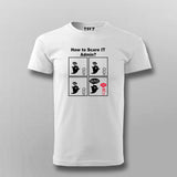 How to Scare IT Admin funny Programming Joke T-shirt for Men Online India.
