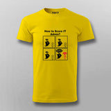 How to Scare IT Admin funny Programming Joke T-shirt for Men Online India.