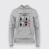 How to Scare IT Admin funny Programming Joke Hoodie for Women Online India.