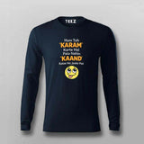 Karam Kaand T-shirt For Men – Funny Hindi Tee