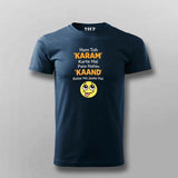 Karam Kaand T-shirt For Men – Funny Hindi Tee