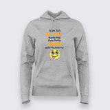 Karam Kaand T-shirt For Women – Funny Hindi Tee