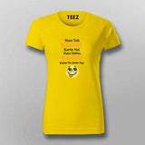 Karam Kaand T-shirt For Women – Funny Hindi Tee