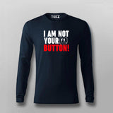 I Am Not Your F1 Button! T-shirt For Men