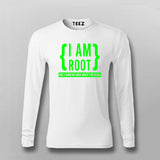 I Am Root But I Have No Idea What I'm Doing Funny Programming T-shirt For Men