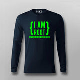 I Am Root But I Have No Idea What I'm Doing Funny Programming T-shirt For Men