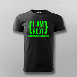 I Am Root But I Have No Idea What I'm Doing Funny Programming T-shirt For Men