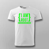 I Am Root But I Have No Idea What I'm Doing Funny Programming T-shirt For Men