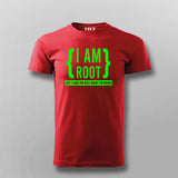 I Am Root But I Have No Idea What I'm Doing Funny Programming T-shirt For Men