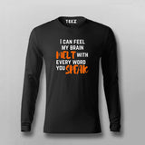 Brain Melt Tee - Funny and Sarcastic Wear by Teez