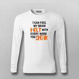 Brain Melt Tee - Funny and Sarcastic Wear by Teez