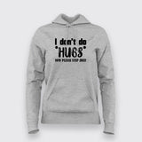 No Hugs Please - Step Away Women's Personal Space Tee