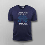 I Don’t Want to Brag T-shirt For Men – AI Tech Tee