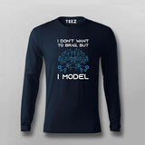 I Don’t Want to Brag T-shirt For Men – AI Tech Tee