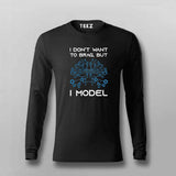 I Don’t Want to Brag T-shirt For Men – AI Tech Tee