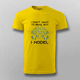 I Don’t Want to Brag T-shirt For Men – AI Tech Tee