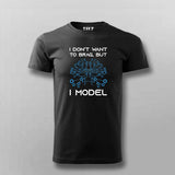 I Don’t Want to Brag T-shirt For Men – AI Tech Tee